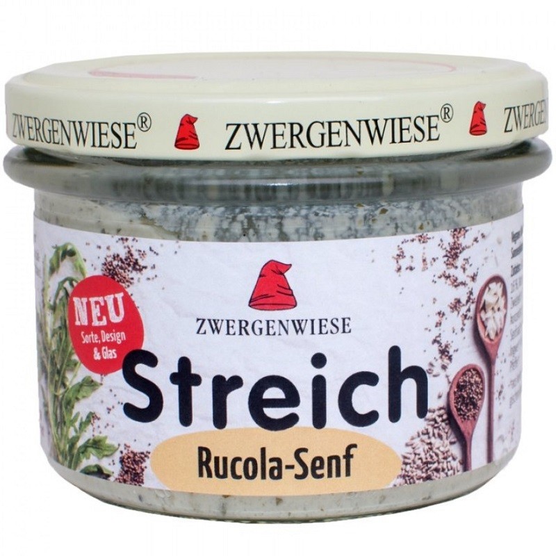 Pate vegetal cu rucola si mustar bio 180g Zwergenwiese