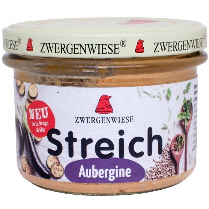 Pate vegetal de vinete bio 180g Zwergenwiese