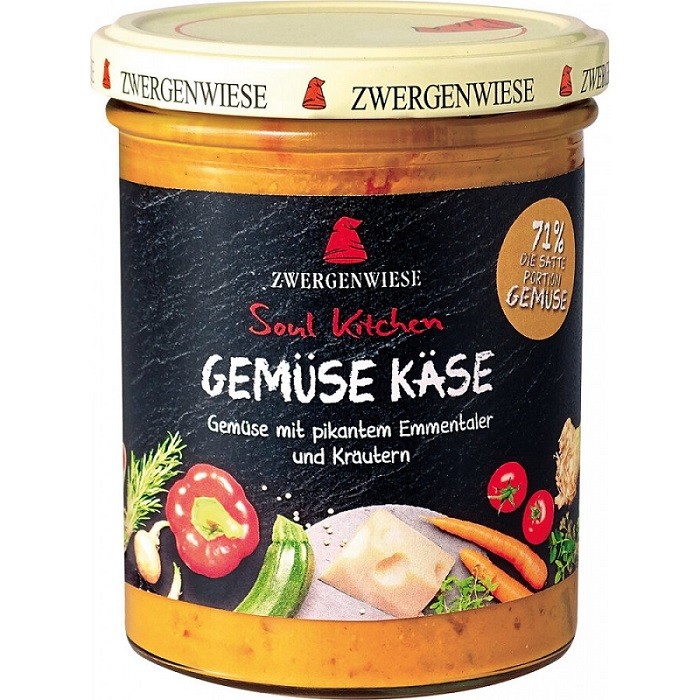 Sos cu legume si branza bio, fara gluten 370g Zwergenwiese