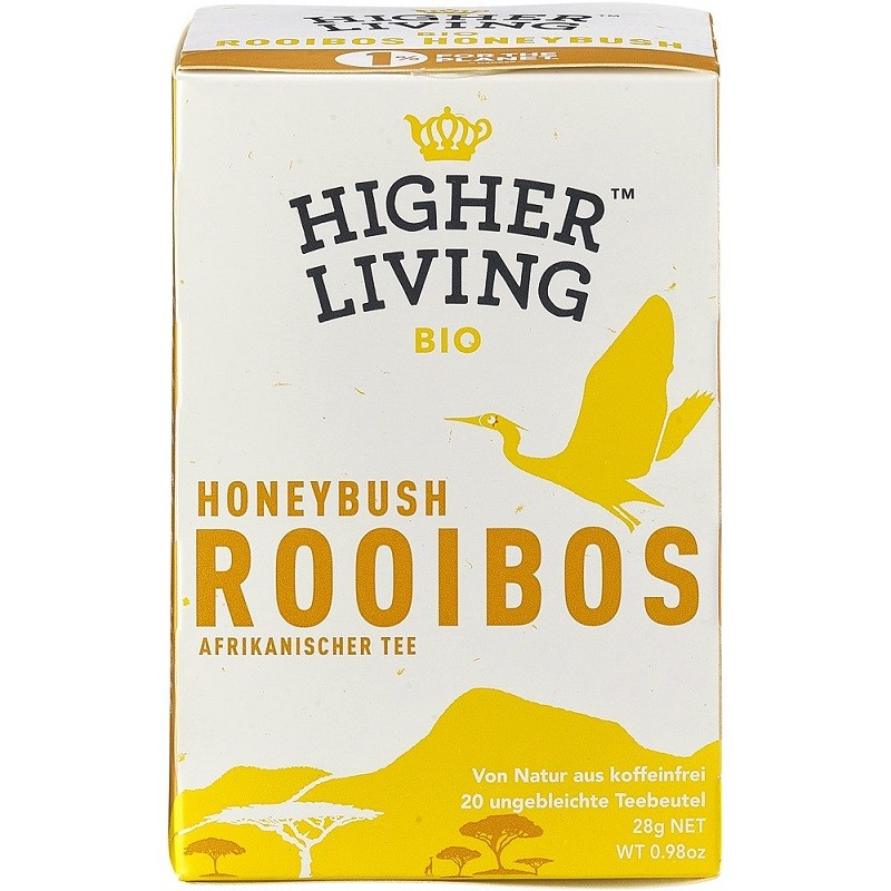 Ceai Rooibos Honeybush bio 20 plicuri Higher Living