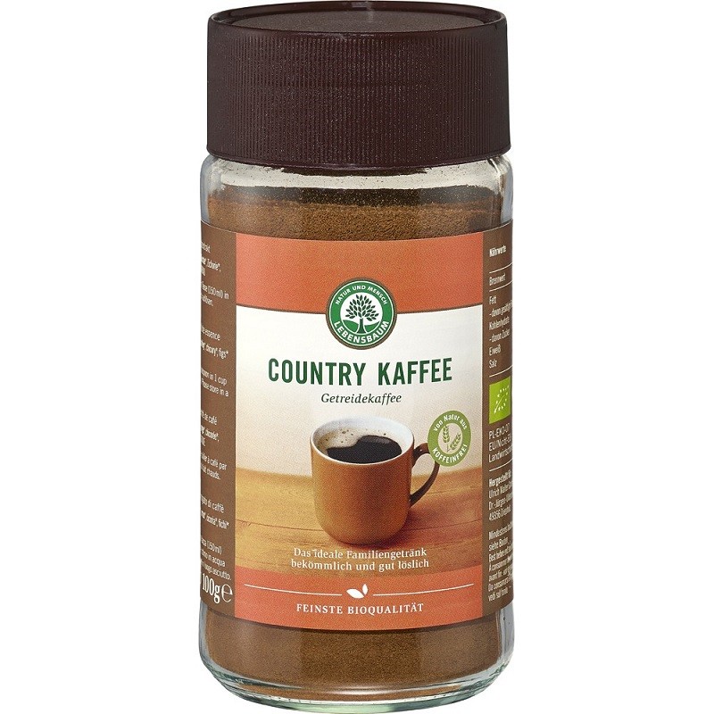 Inlocuitor cafea solubila bio, fara cofeina 100g Lebensbaum
