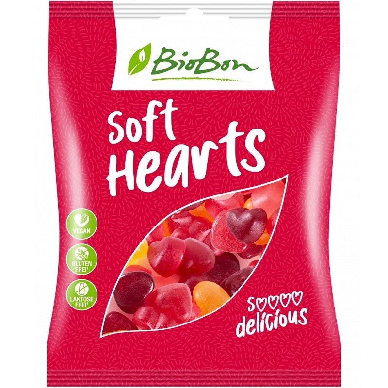 Jeleuri inimioare bio, fara lactoza, fara gluten 100g Biobon