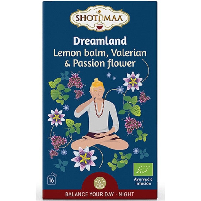 Ceai Balance Your Day - Dreamland: roinita, valeriana si passiflora bio 16dz Shotimaa