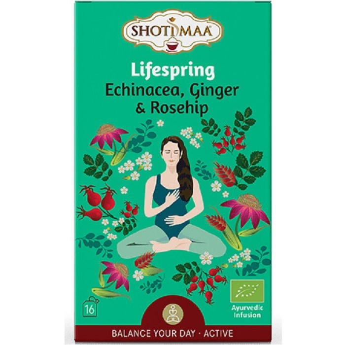 Ceai Balance Your Day - Lifespring - echinacea, ghimbir si macese bio 16dz Shotimaa
