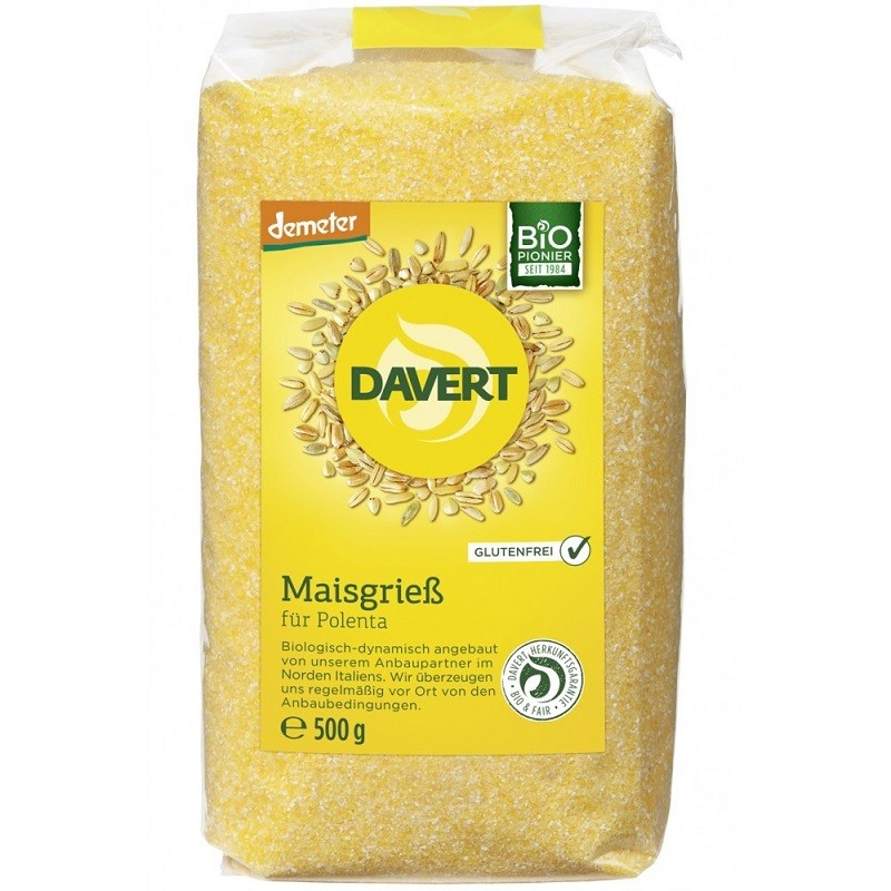 Faina pentru mamaliga bio, fara gluten 500g Davert