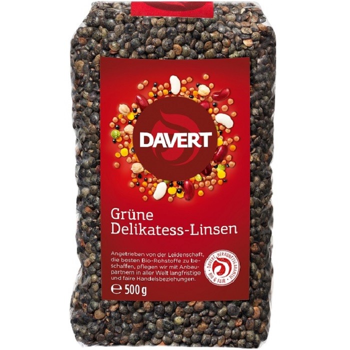 Linte verde Dupuy bio organica 500g Davert