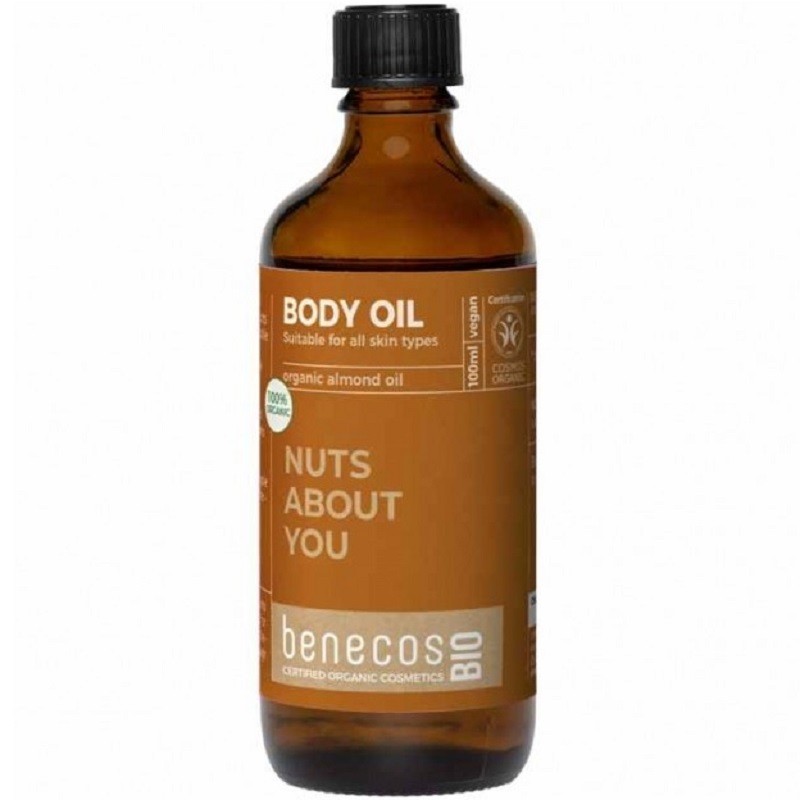 Ulei organic de migdale dulci, ten si corp 100ml Benecos