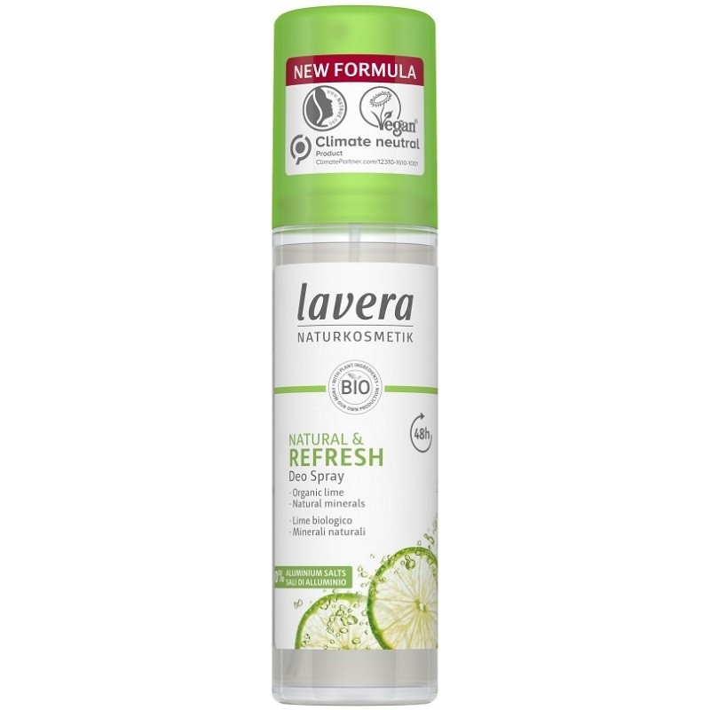Deodorant Spray Bio Natural Refresh 48h cu lime bio 75ml Lavera