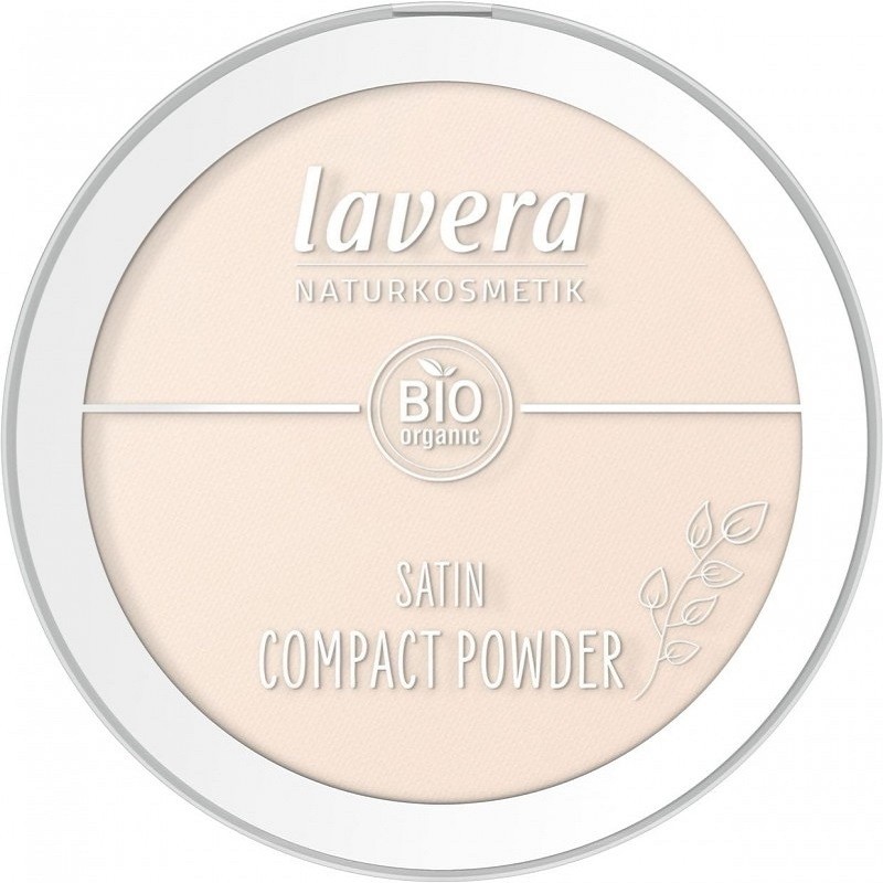 Pudra compacta bio Satin Powder, Light 01 Lavera 9.5g