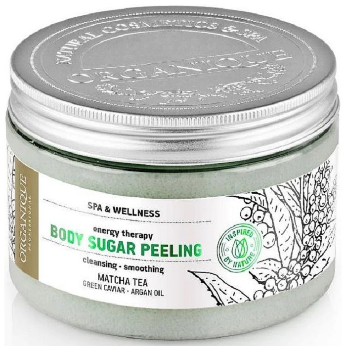 Exfoliant corp cu ceai matcha Feel Up 450ml Organique