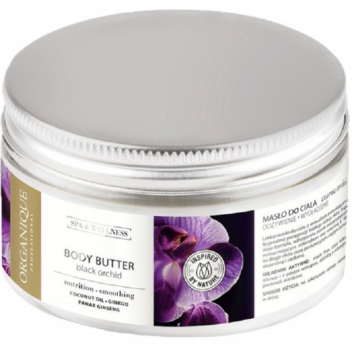Unt de corp cu shea si orhidee neagra 450ml Organique