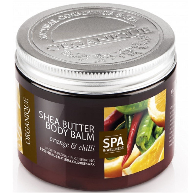 Balsam corporal cu unt de shea, chili si portocale 200ml Organique