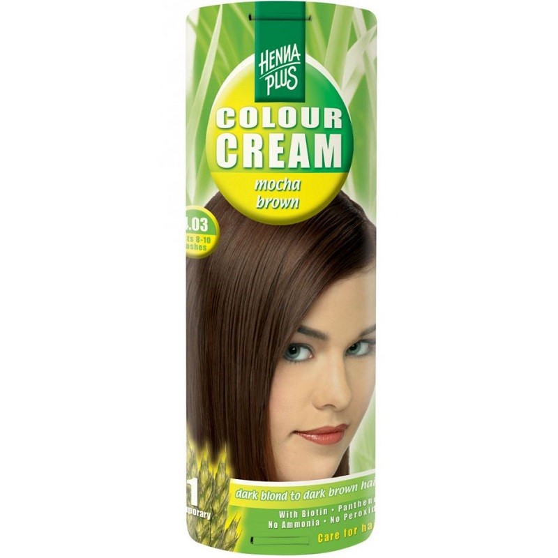 Crema nuantatoare 4.03 Colour Cream Mocha Brown 60 ml Hennaplus