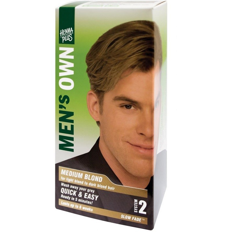 Vopsea par barbati Men's Own Medium Blond 80 ml Hennaplus