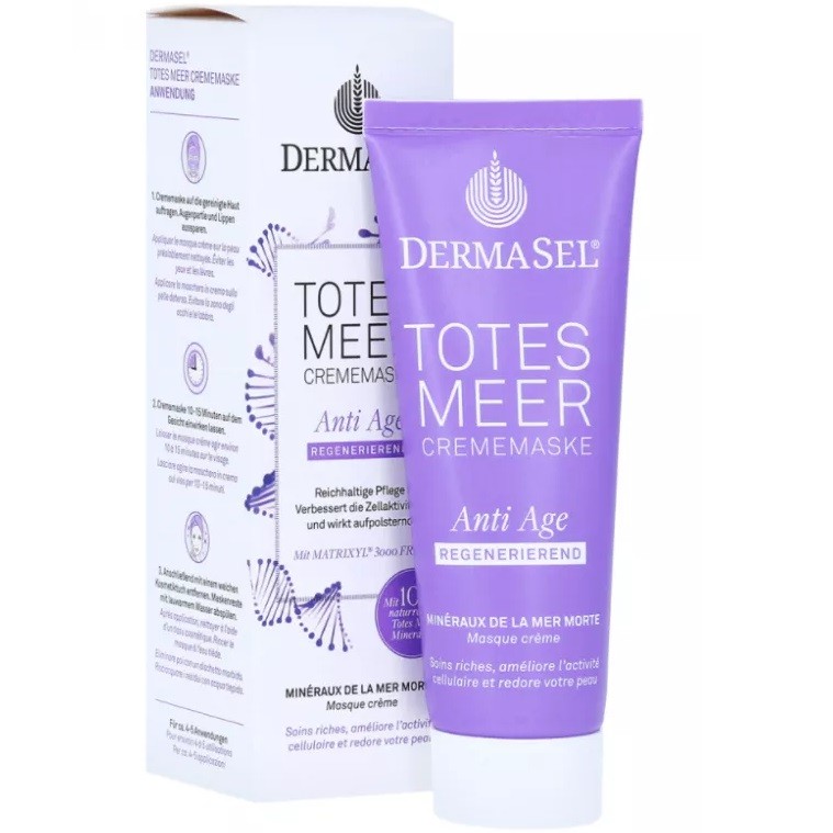 Masca faciala cremoasa antiimbatranire cu minerale 50ml Dermasel