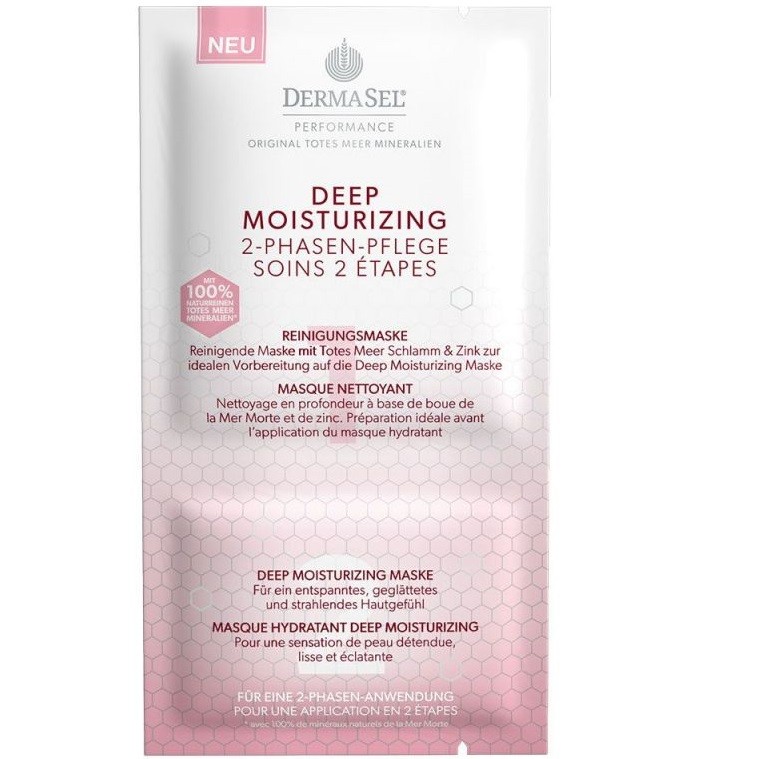Masca faciala in 2 faze Hyaluron Forte Deep Moisturizing 9ml Dermasel