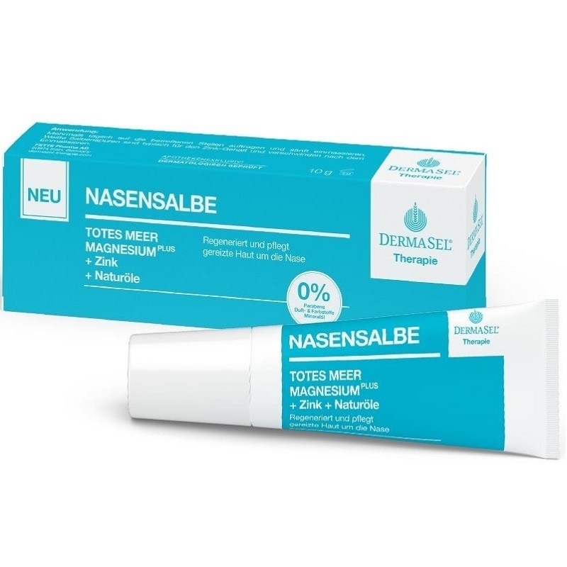 Unguent nazal cu minerale, zinc si uleiuri naturale 10g Dermasel