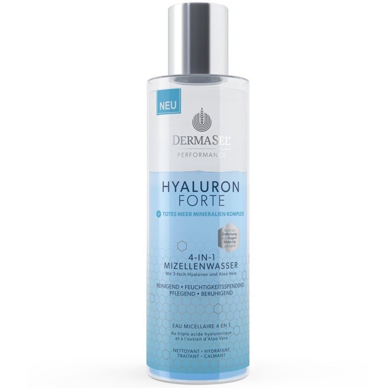 Apa micelara cu acid hialuronic forte si minerale 200ml Dermasel