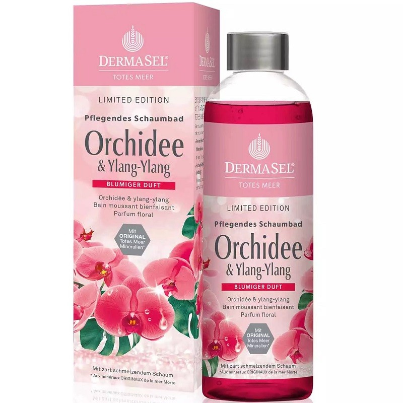 Spuma de baie cu orhidee si ylang ylang 200ml Dermasel