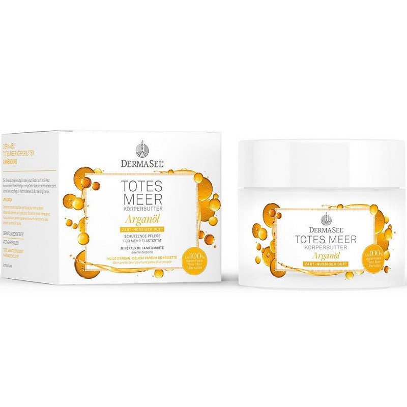 Unt de corp cu ulei de argan si minerale 200ml Dermasel