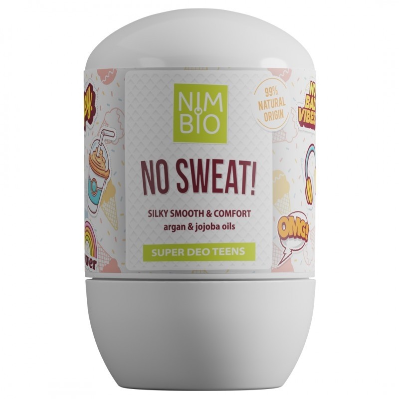 Deodorant natural pentru adolescente No Sweat 50ml Nimbio