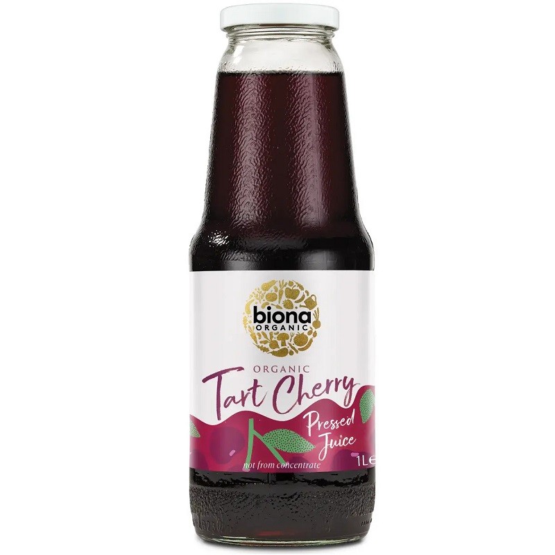 Suc de visine pur bio, fara zahar 1000 ml Biona