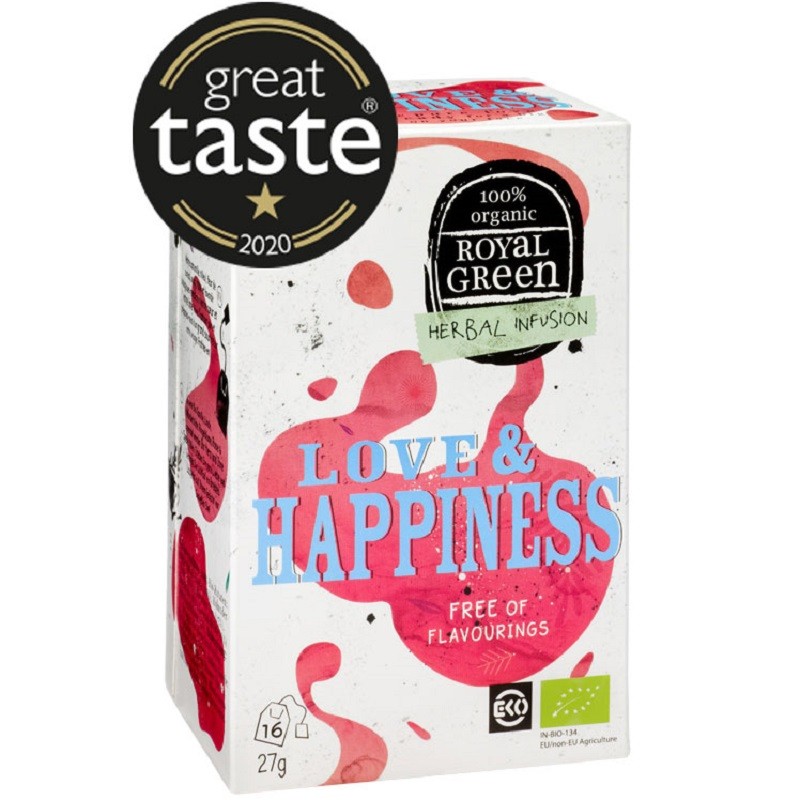 Ceai bio Love & Happiness 16 plicuri Royal Green