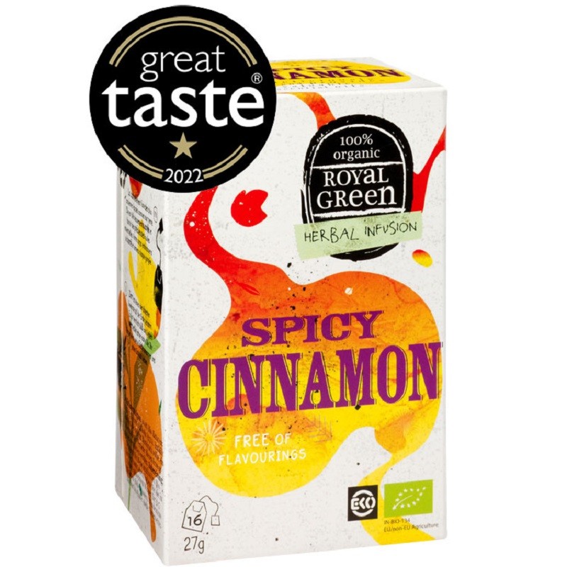 Ceai bio Spicy Cinnamon 16 plicuri Royal Green
