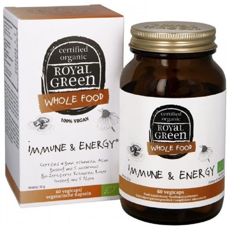 Imunitate si Energie, supliment bio 60 capsule Royal Green