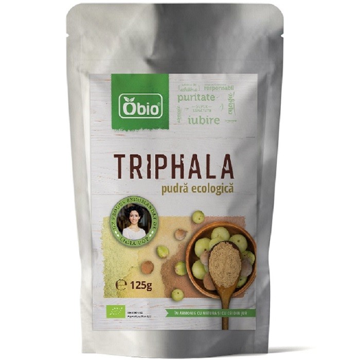 Triphala pudra bio raw 125g Obio