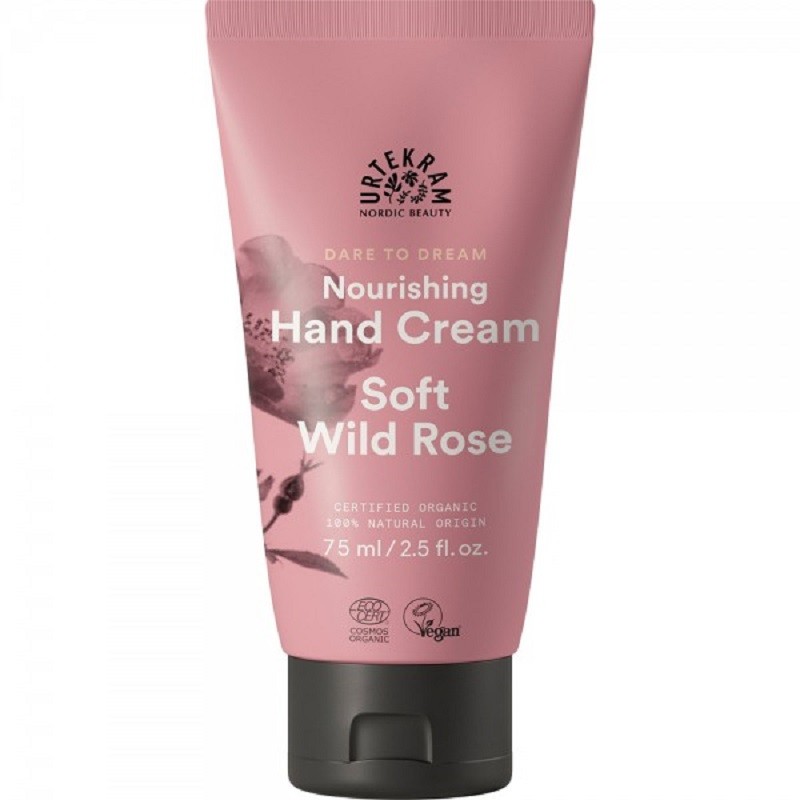 Crema de maini cu trandafir salbatic 75ml Urtekram