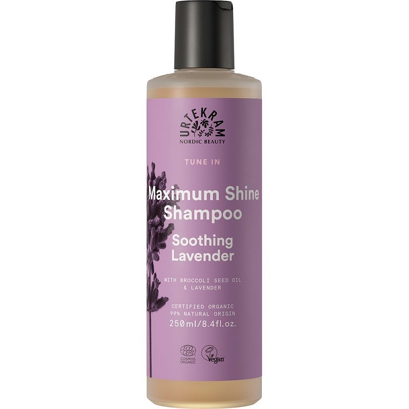 Sampon cu lavanda pentru stralucirea parului normal 250ml Urtekram
