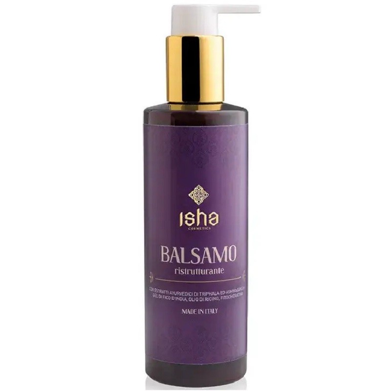 Balsam restructurant cu fitokeratina si ulei de ricin 200ml Isha Cosmetics
