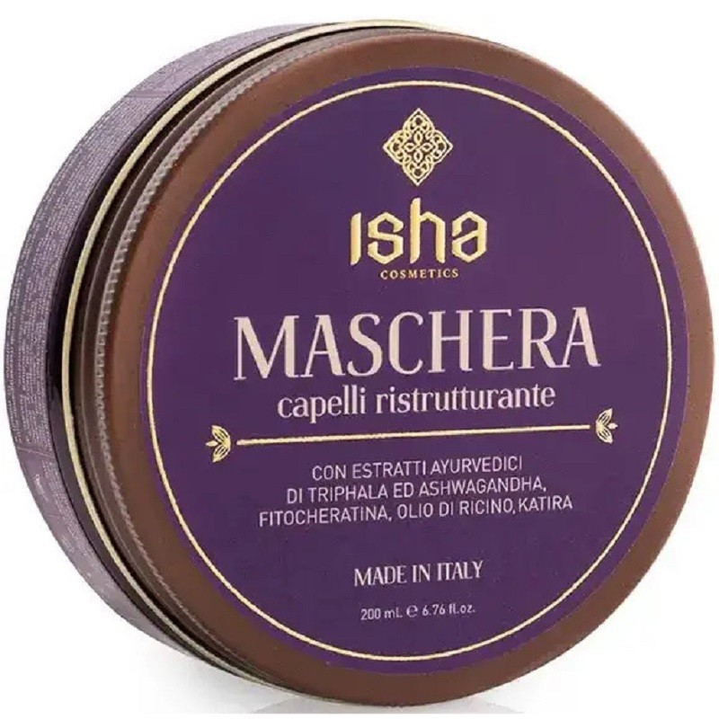 Masca de par restructuranta 200ml Isha Cosmetics