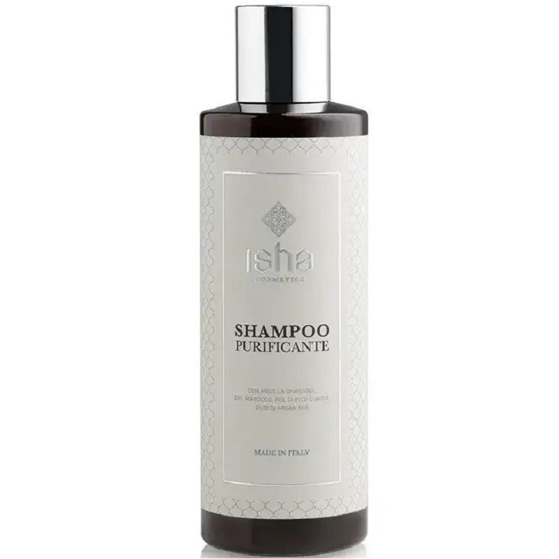 Sampon purificant cu argila Ghassoul 200ml Isha Cosmetics