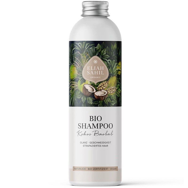 Sampon lichid cu cocos si baobab bio 230ml Eliah Sahil