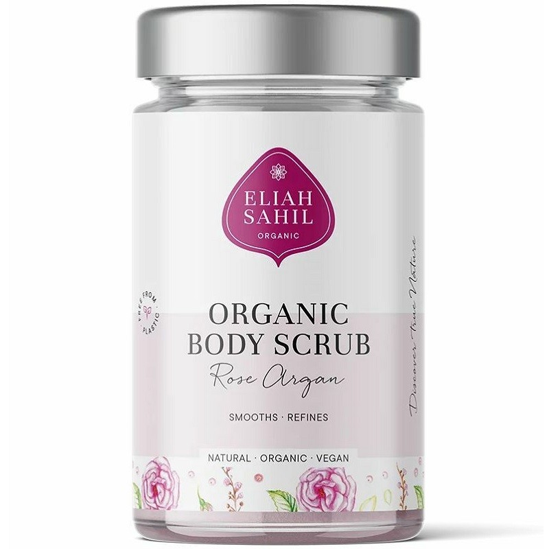 Scrub pentru corp cu trandafiri si argan bio 256g Eliah Sahil