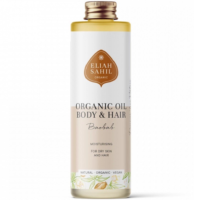 Ulei de baobab pentru corp si par bio 100ml Eliah Sahil