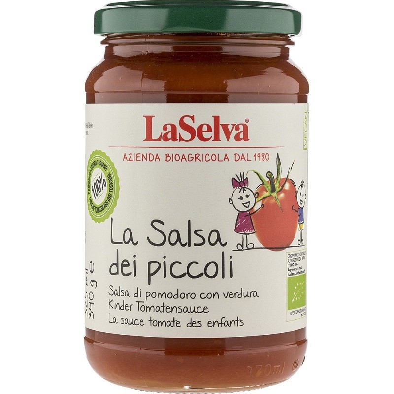 Sos de rosii pentru copii bio 340g LaSelva