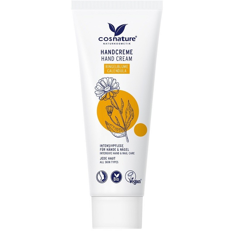 Crema de maini cu galbenele bio, vegan 75ml Cosnature Naturkosmetik