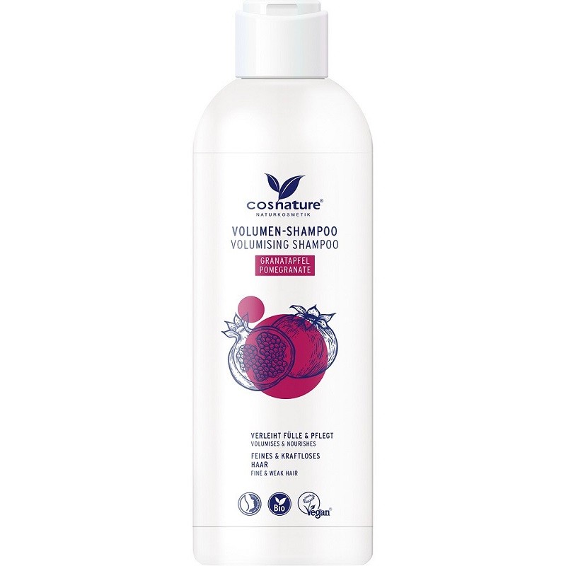 Sampon pentru volum cu rodie bio, vegan 250ml Cosnature Naturkosmetik