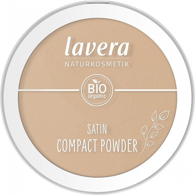 Pudra compacta bio Satin Powder Tanned 03 Lavera 9.5g