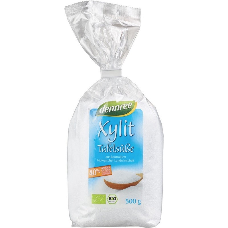 Xilitol bio, indulcitor natural din porumb 500g Dennree