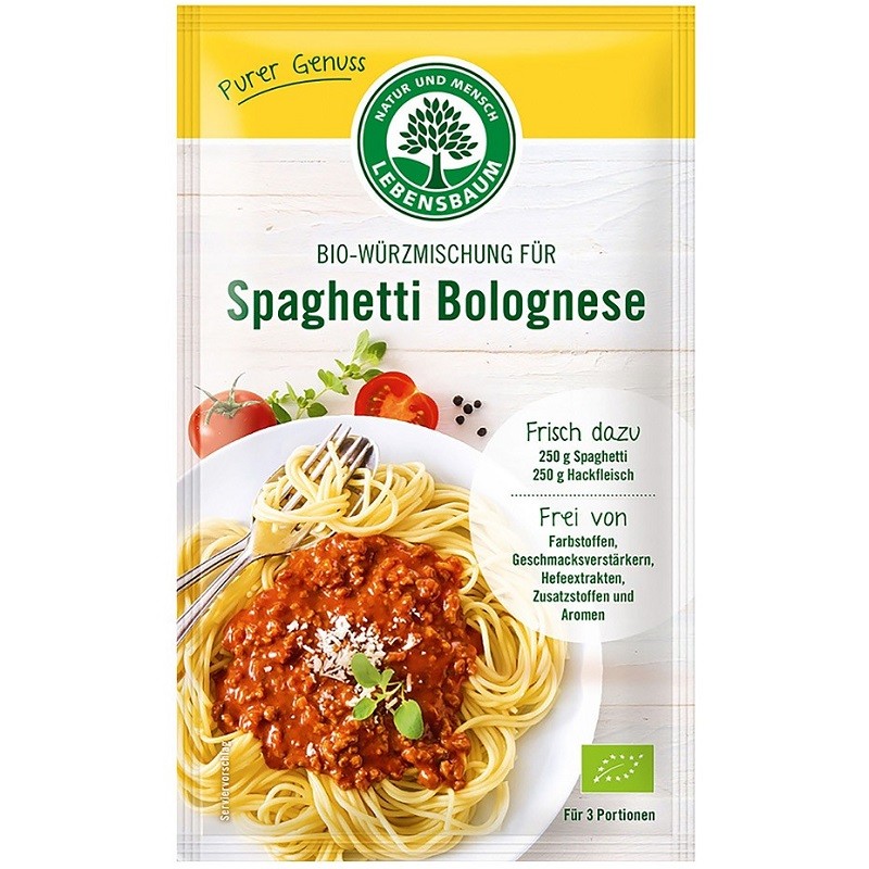 Condiment pentru spaghetti Bolognese bio 35g Lebensbaum