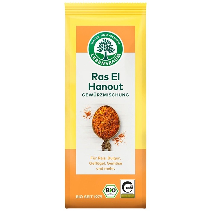 Amestec de condimente Ras El Hanout bio 45g Lebensbaum