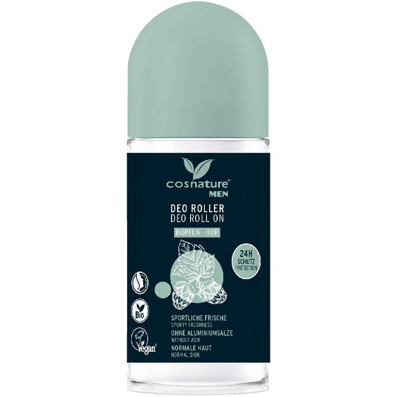Deodorant roll-on pentru barbati, bio vegan, fara aluminiu 50ml Cosnature Naturkosmetik