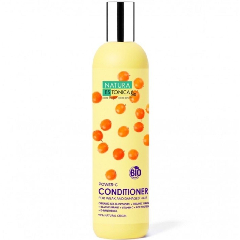 Balsam de par Power C cu ulei de catina 400ml Natura Estonica