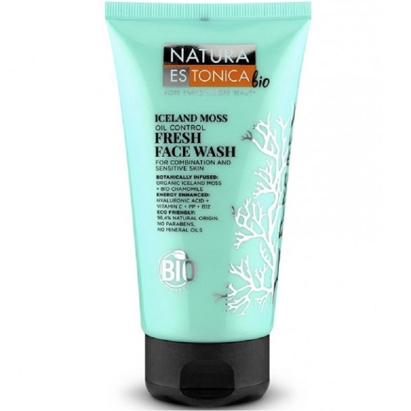 Gel de spalare pentru ten mixt sau sensibil Iceland Moss 150ml Natura Estonica