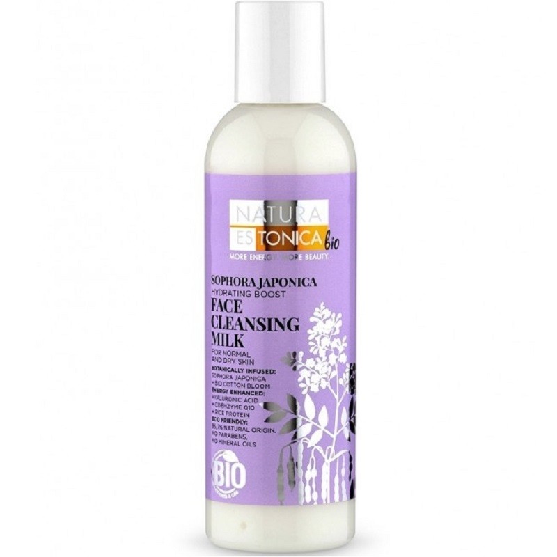 Lapte demachiant ten normal sau uscat cu Sophora Japonica 200ml Natura Estonica