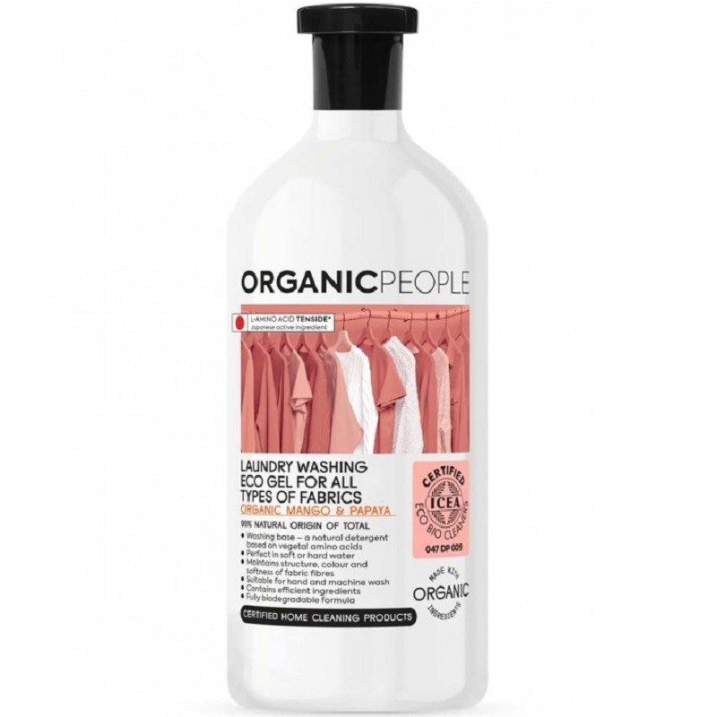 Detergent rufe ecologic Organic Mango si Papaya 1L Organic People